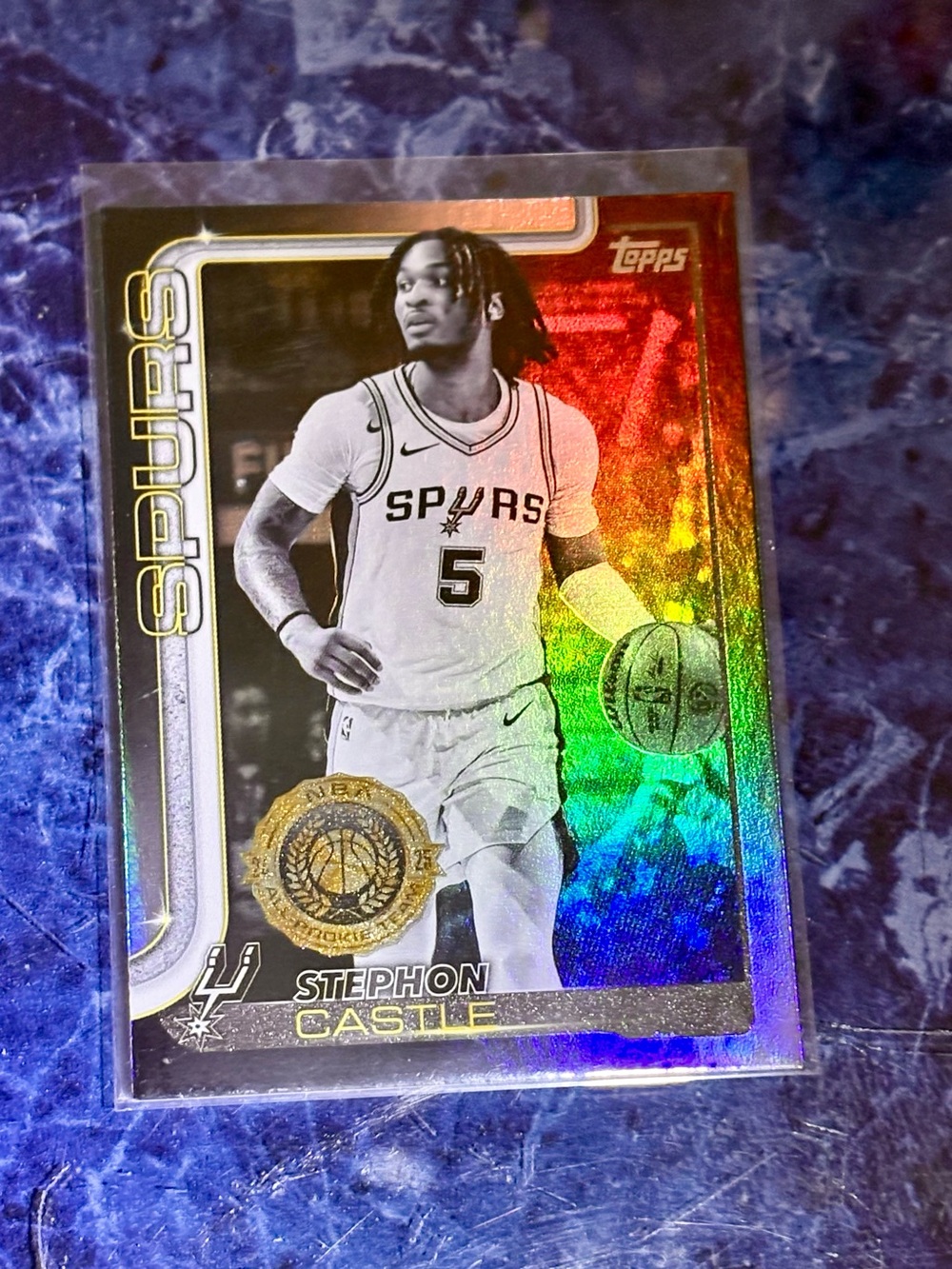 Stephon Castle Blackout Basketball Card  All Rookie Team NBA
